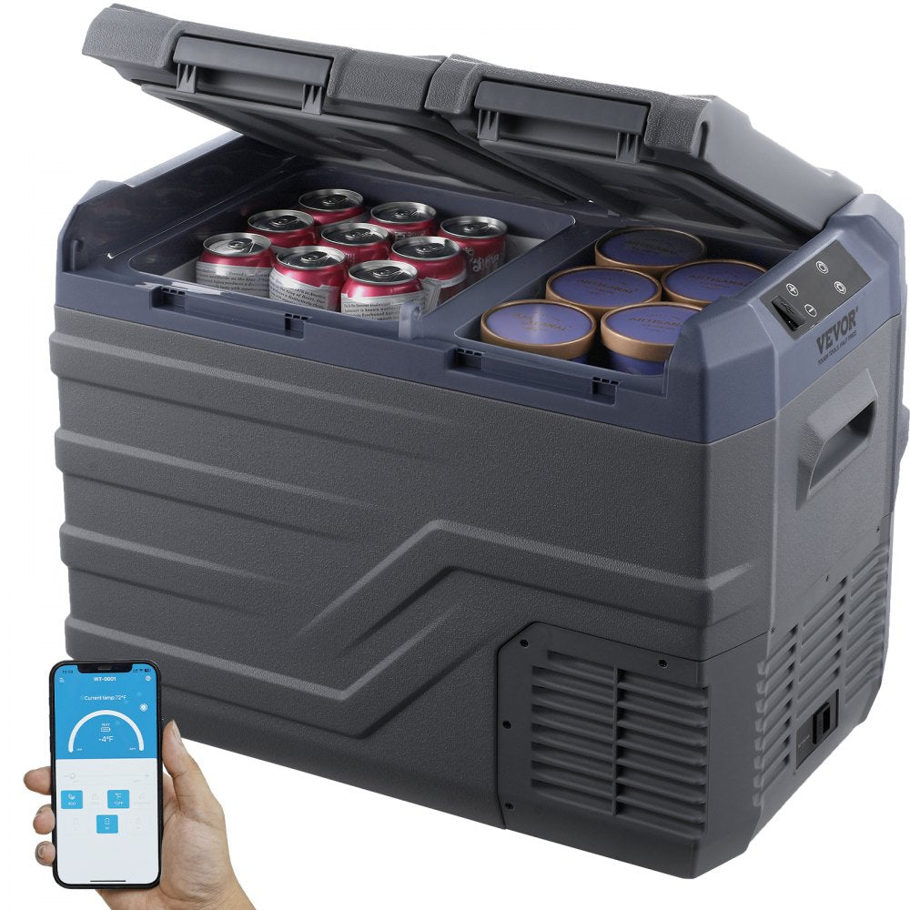 NLD45 - 32L Dual Zone Car Fridge with Bluetooth Control and -20°C Cooling