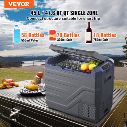 NL50 - 45L Portable Car Freezer for Food & Drinks, Compact and Efficient