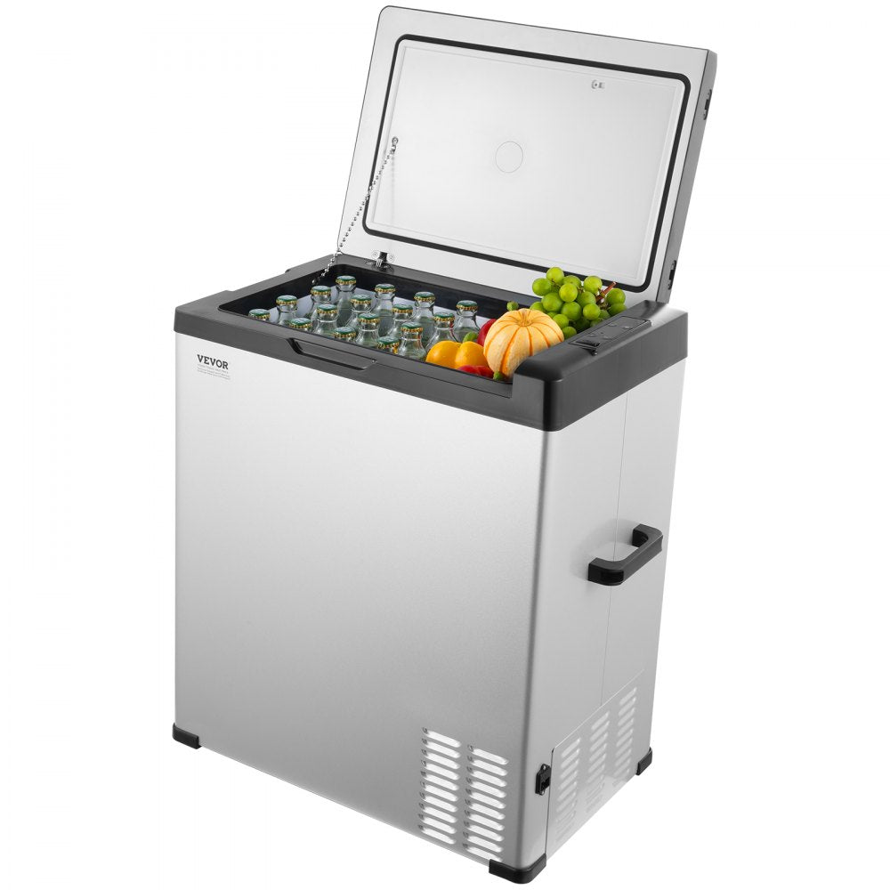 C75 - 70L Portable Car Refrigerator with LED Screen & Bluetooth Control