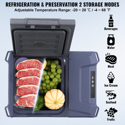 NL9 - 9L Portable Car Refrigerator Freezer with Bluetooth & Quick Cooling
