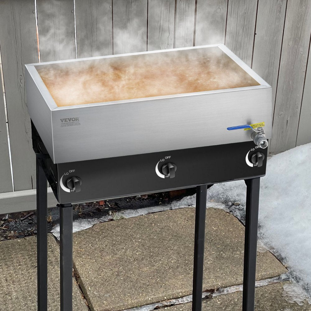 ZFQ-42L - 11.2 Gallon Stainless Steel Maple Syrup Evaporator Pan