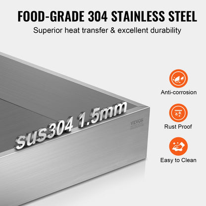 ZFQ-84L - 22.4 Gallon Stainless Steel Maple Syrup Evaporator Pan