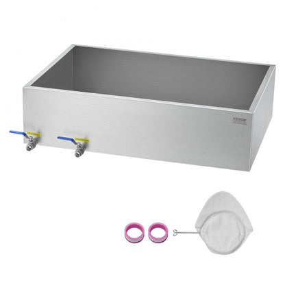 ZFQ-132L - 35 Gallon 304 Stainless Steel Maple Syrup Evaporator Pan