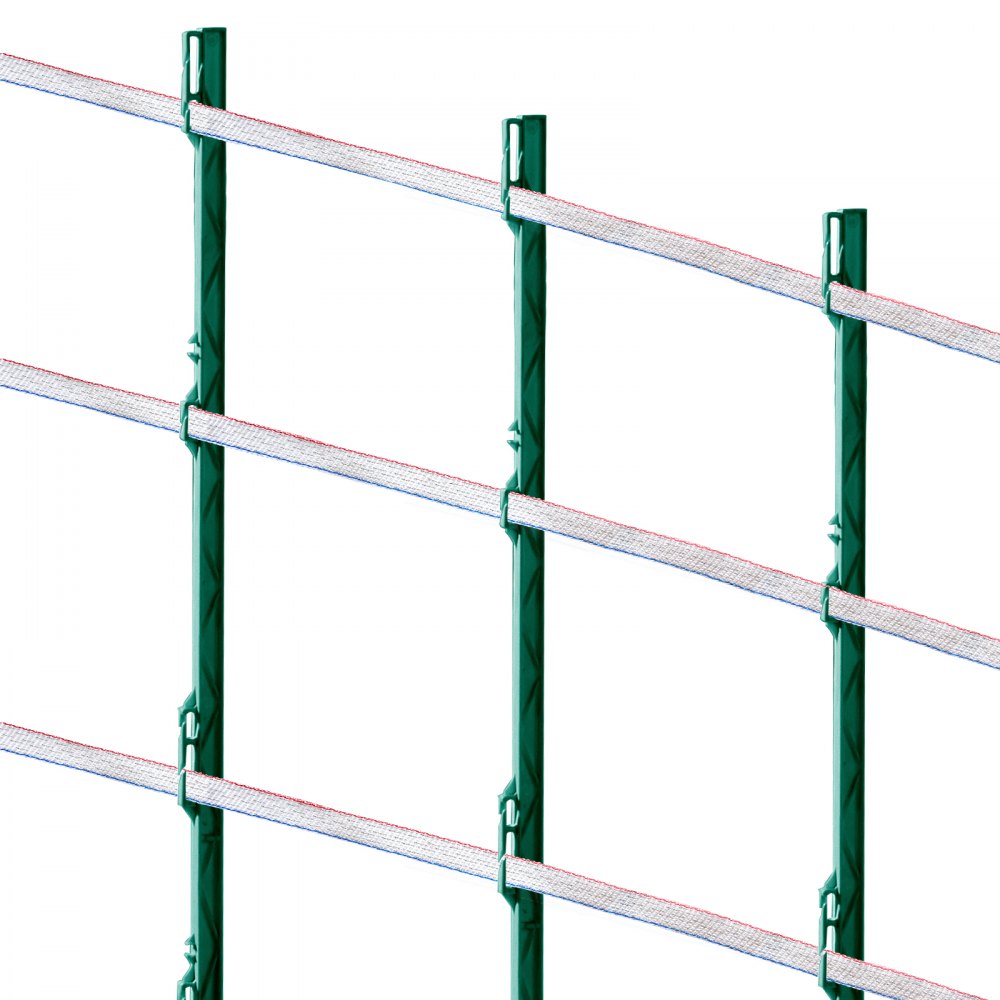 HTSS6 - 1640ft Heavy-Duty Electric Fence Tape for Livestock Safety