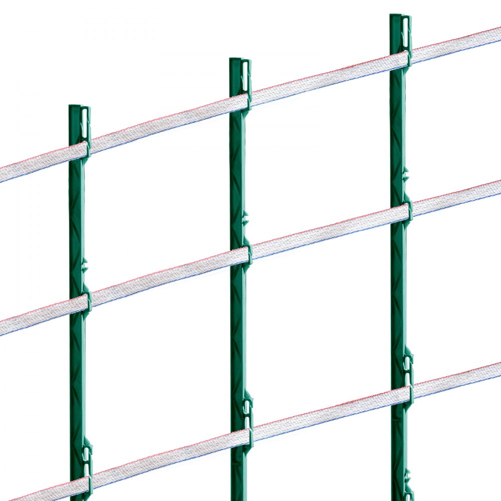 HTSS6 - 1640ft Heavy-Duty Electric Fence Tape for Livestock Safety