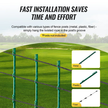 HTSS1 - 1000ft High Tensile Electric Fence Wire with UV Resistance