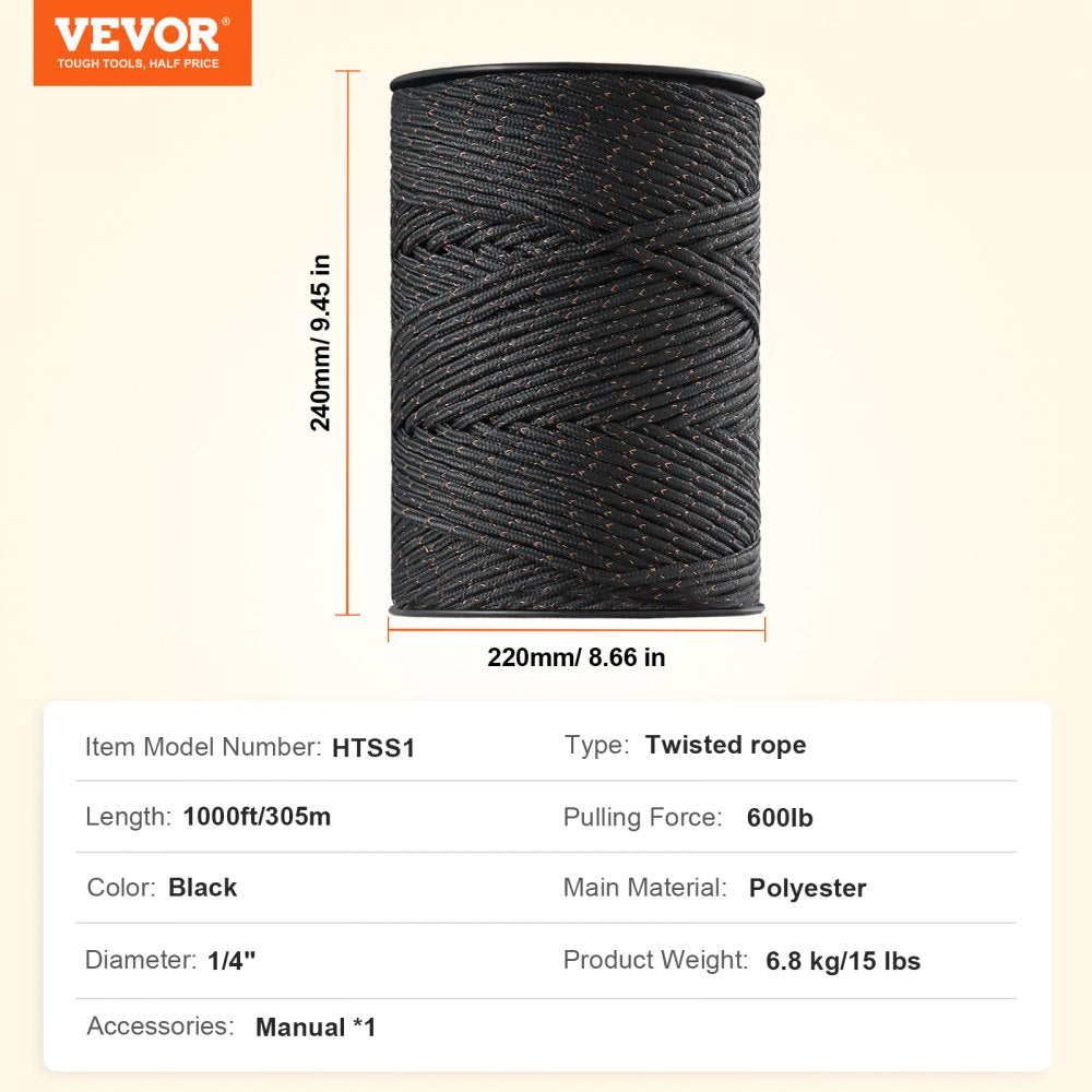 HTSS1 - 1000ft High Tensile Electric Fence Wire with UV Resistance