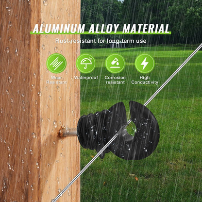 HTSS7 - 1640ft Aluminum Electric Fencing Wire for Livestock Safety