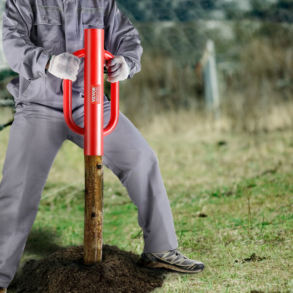 HXDZ-4 - 4.11" Heavy Duty Steel Pile Driver with Ergonomic Grip