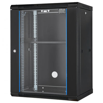 SPT-604-15 - Heavy-Duty 18'' Wall-Mounted Network Cabinet with Glass Door