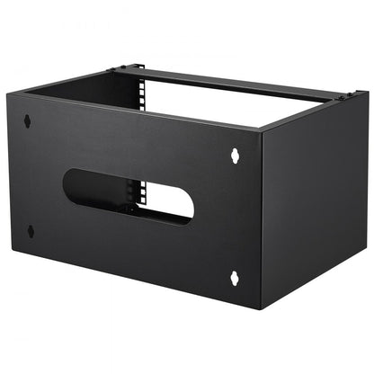 SPT-404-06 - 6U Wall Mount Rack - Durable Carbon Steel, 19.7 x 14 x 10.6 in