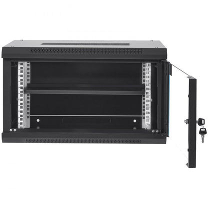 W26406 - 6U Wall Mount Server Cabinet, 15.5" Deep, 200 lbs Capacity
