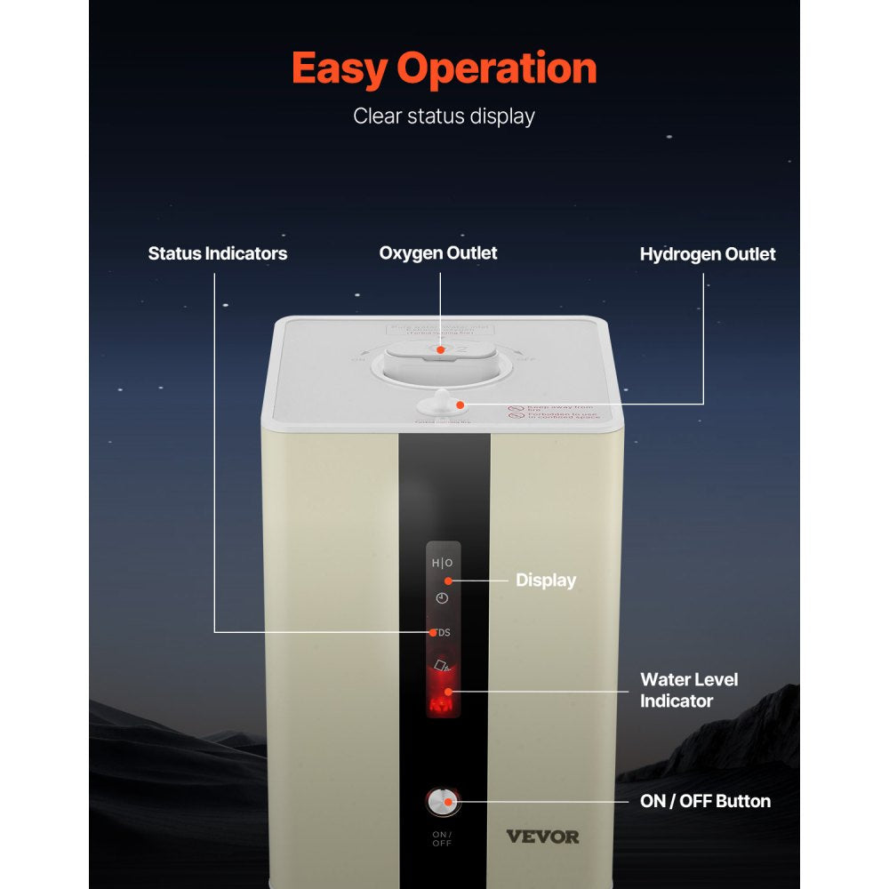EHM-H150-T - Dual-Port Hydrogen Inhalation Machine for 1-2 Users