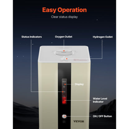EHM-H150-T - Dual-Port Hydrogen Inhalation Machine for 1-2 Users