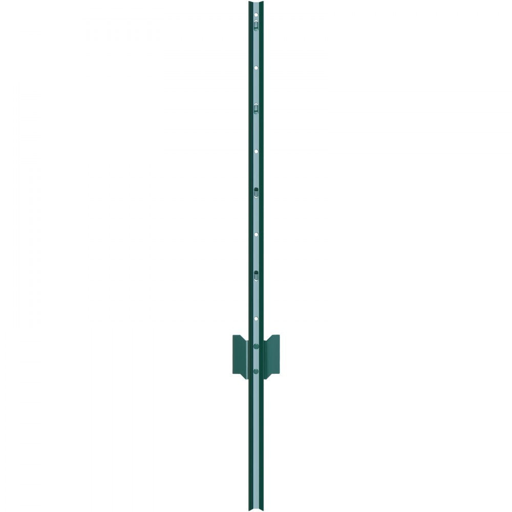 10-3ft - Heavy-Duty Q235 Steel Fence Post for Garden & Farm