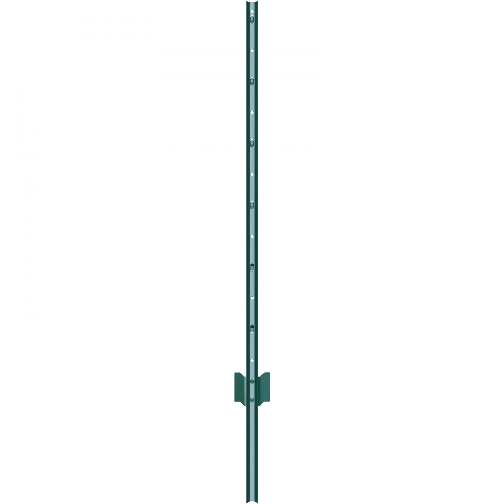 10-4ft - Heavy Duty 4ft Carbon Steel Fence Post for Outdoor Use