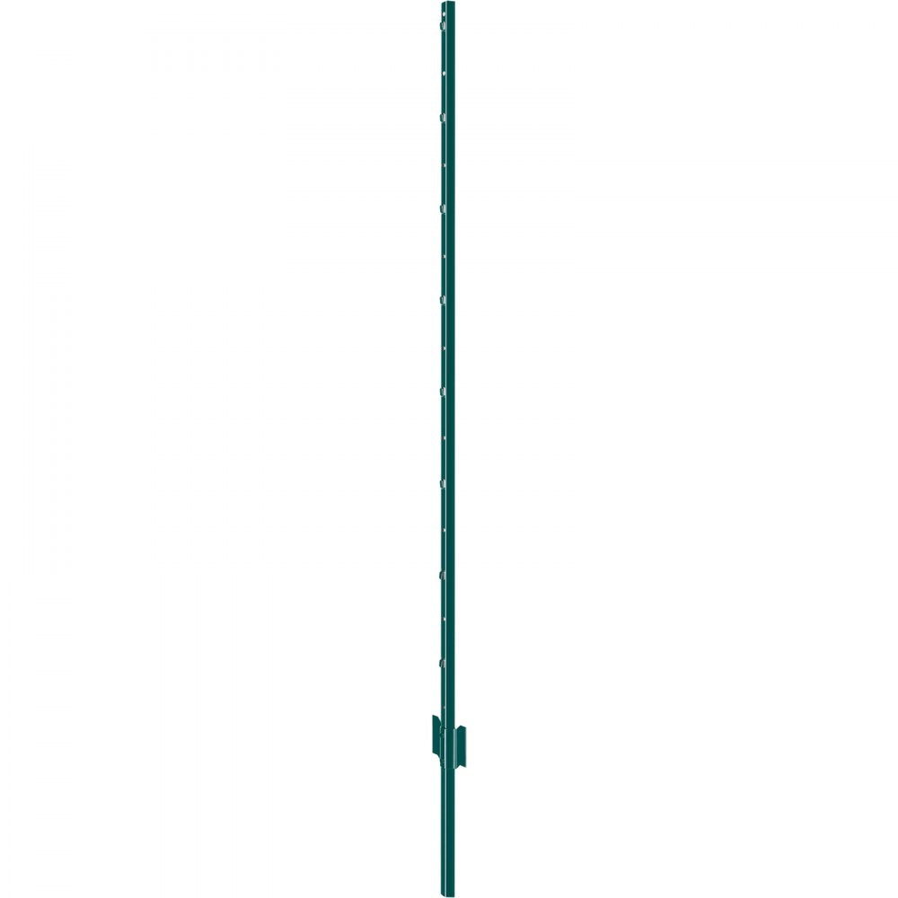 10-5ft - Heavy Duty 5ft Q235 Steel Fence Post, Rust-Resistant & Durable