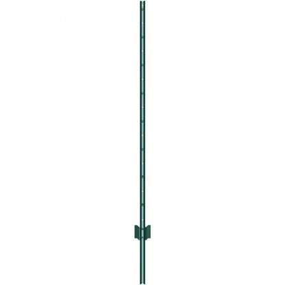 10-5ft - Heavy Duty 5ft Q235 Steel Fence Post, Rust-Resistant & Durable