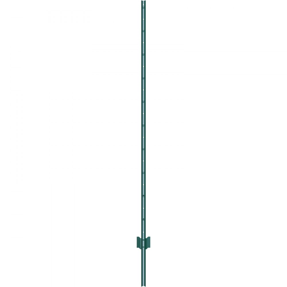 6-6ft - Durable 2mm Thick Steel Fence Posts for Gardens & Farms