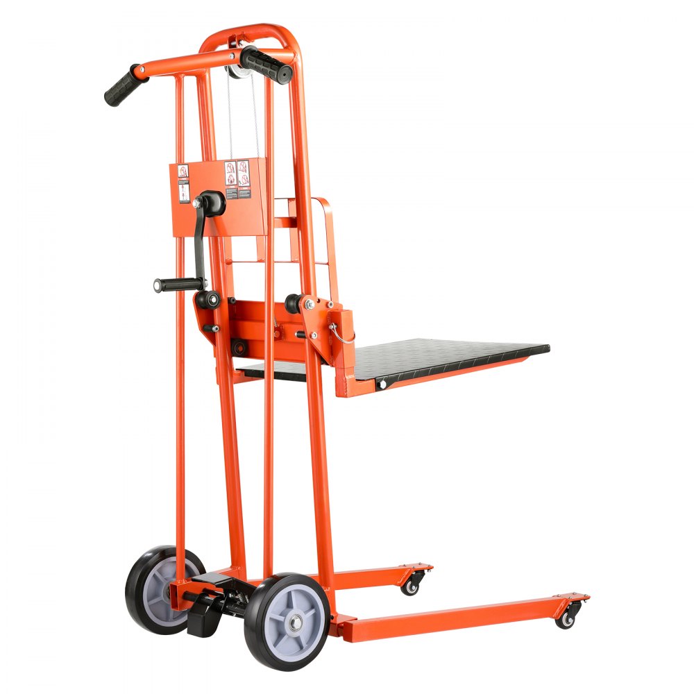 GYFF3V0 - 330 lb Manual Winch Stacker with 4.3-42.9 in Lift Range