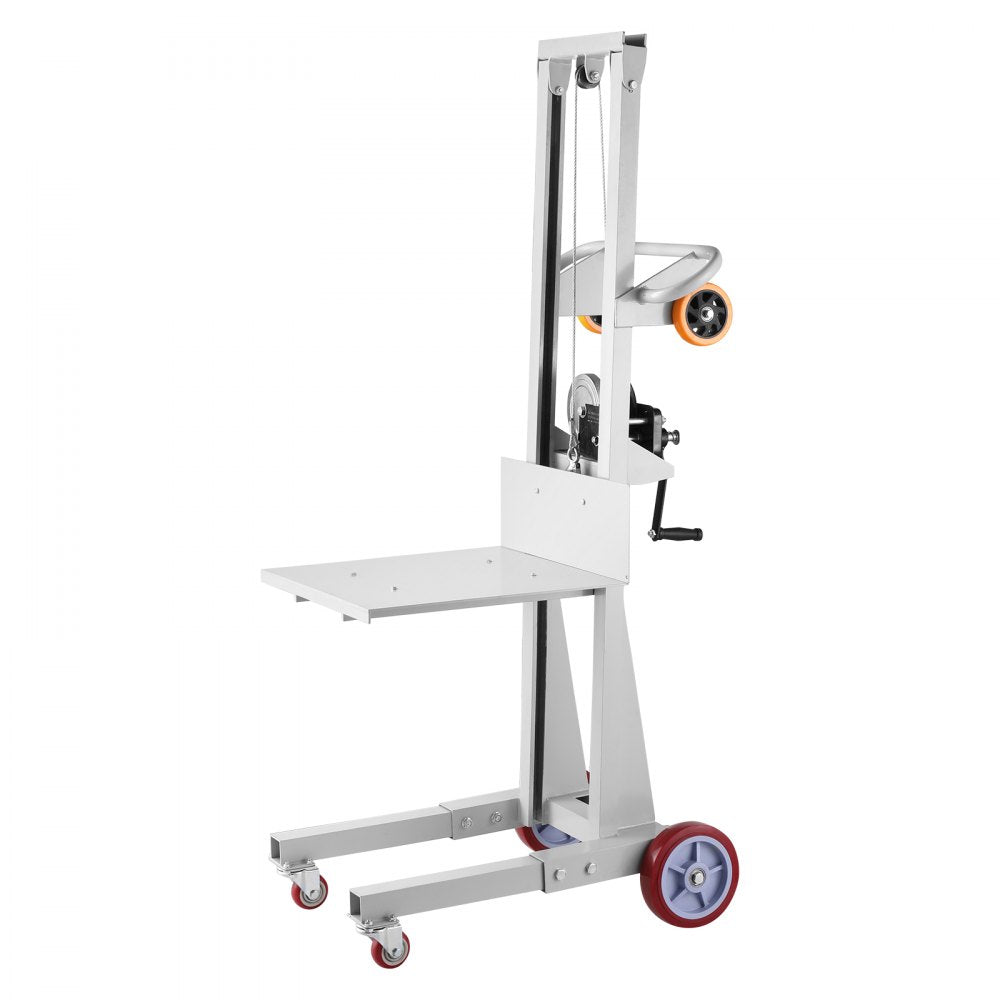 Q0BG0TV0 - 400 lbs Aluminum Manual Winch Stacker 6.7-51.1 in Lift