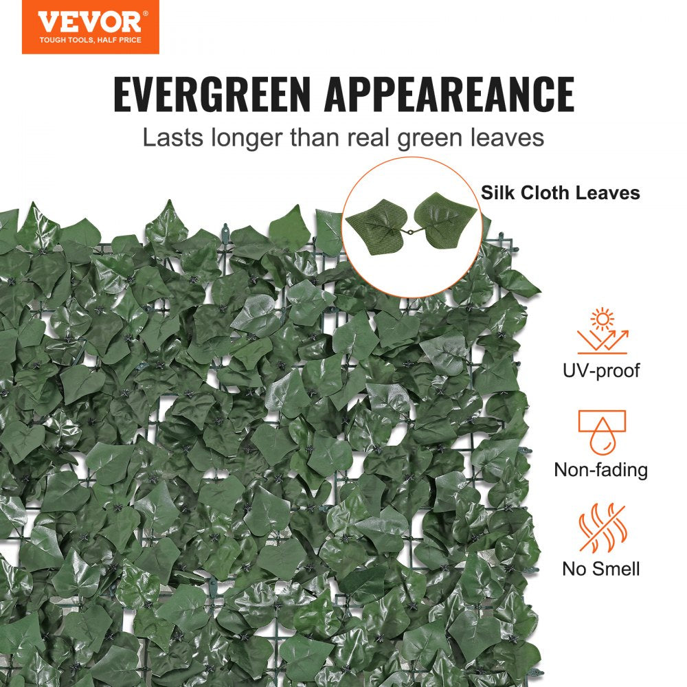 JNF012 - 39x98in VEVOR Artificial Ivy Privacy Fence for Outdoor Spaces
