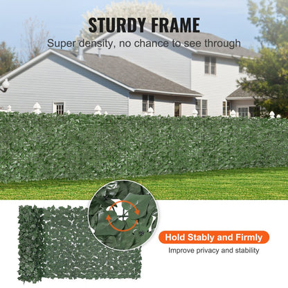 JNF012 - 39x98in VEVOR Artificial Ivy Privacy Fence for Outdoor Spaces