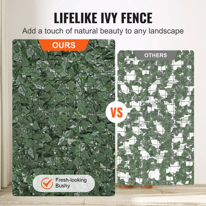 JNF012 - 39x98in VEVOR Artificial Ivy Privacy Fence for Outdoor Spaces