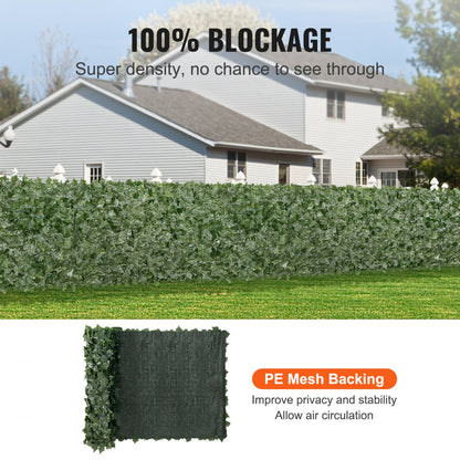 JNF012 - 39x98 Lifelike Faux Ivy Privacy Screen for Indoor/Outdoor Use