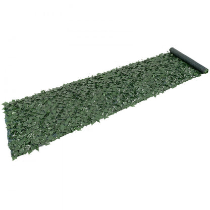 JNF009 - Durable Silk Ivy Privacy Fence Screen with Mesh Backing