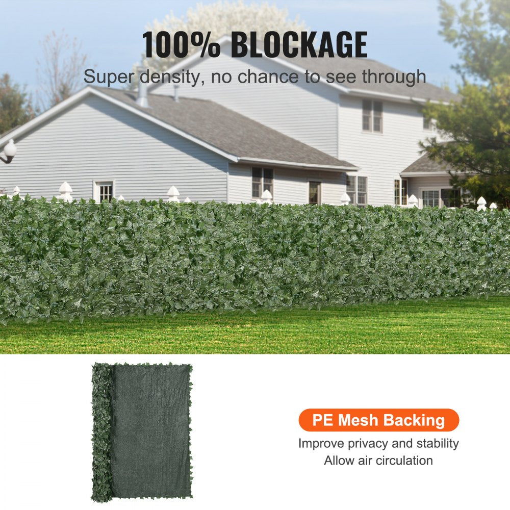 JNF011 - 96 x 72 in UV-Resistant Ivy Privacy Screen for Outdoor Elegance