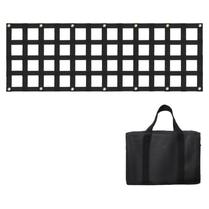 PLCN0054 - 54" x 18" Heavy-Duty Adjustable Tailgate Net for Secure Cargo Transport