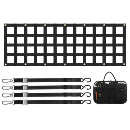 PPCN0060 - 60" Heavy-Duty Tailgate Net for Trucks, 600 lbs Capacity