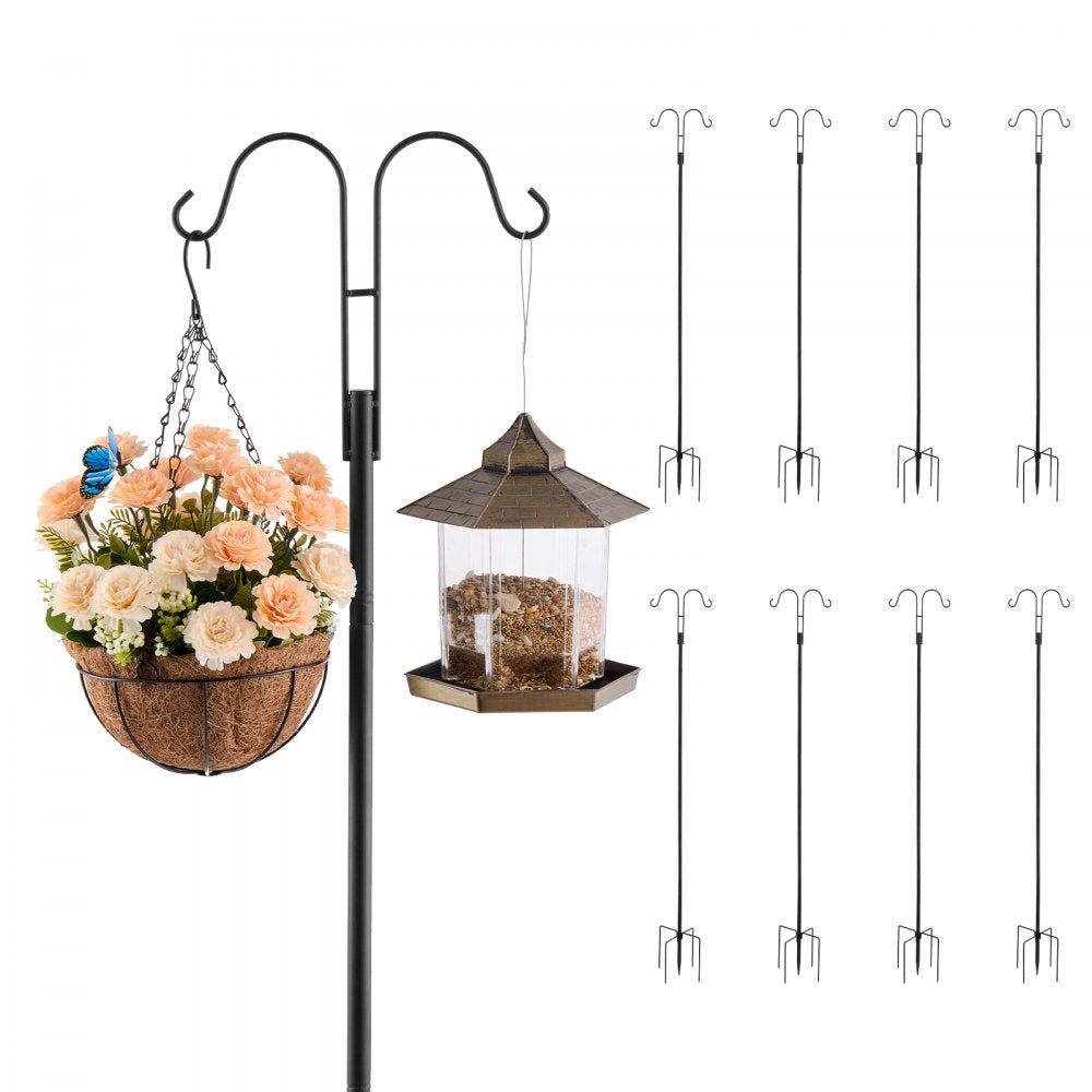 H003 - 76-Inch Heavy-Duty Bird Feeder Pole, Rust-Resistant Steel
