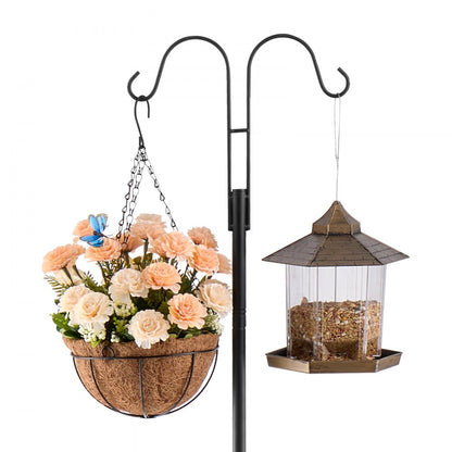 H003 - 76-Inch Heavy-Duty Bird Feeder Pole, Rust-Resistant Steel