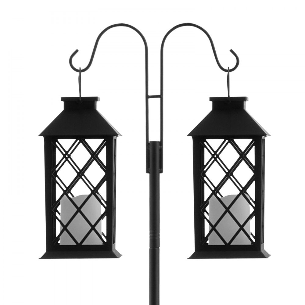 H004 - 92" Sturdy Steel Bird Feeder Pole for Outdoor Decor