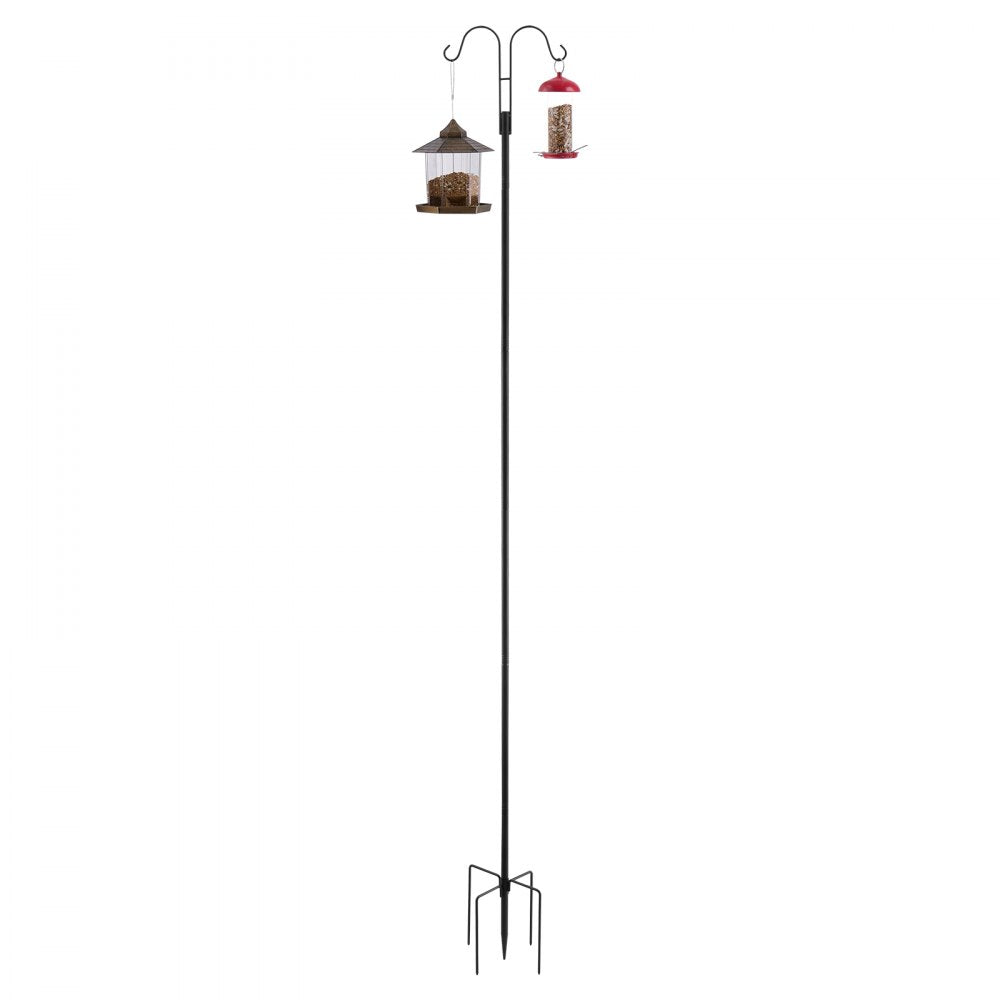 H004 - 92" Sturdy Steel Bird Feeder Pole for Outdoor Decor