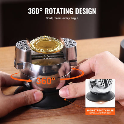 JH-O3YC001BP - Professional 3" VEVOR Ball Vise for Engraving and Inlaying