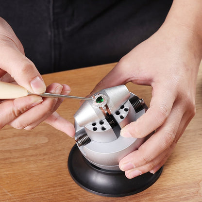 JH-N3YC002BP - Durable Steel Ball Vise with 360° Rotation & 70 Attachments