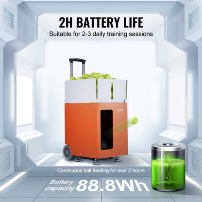 TS-08M - Robust Tennis Ball Machine for High-Speed Training up to 110 km/h