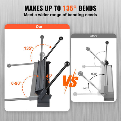 W-1.0X915 - VEVOR 36-Inch Box & Pan Brake for Metal Bending