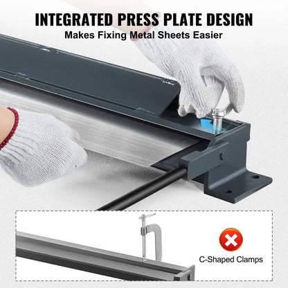 W-1.0X1220 - 48-Inch VEVOR Box and Pan Brake for Metal Bending