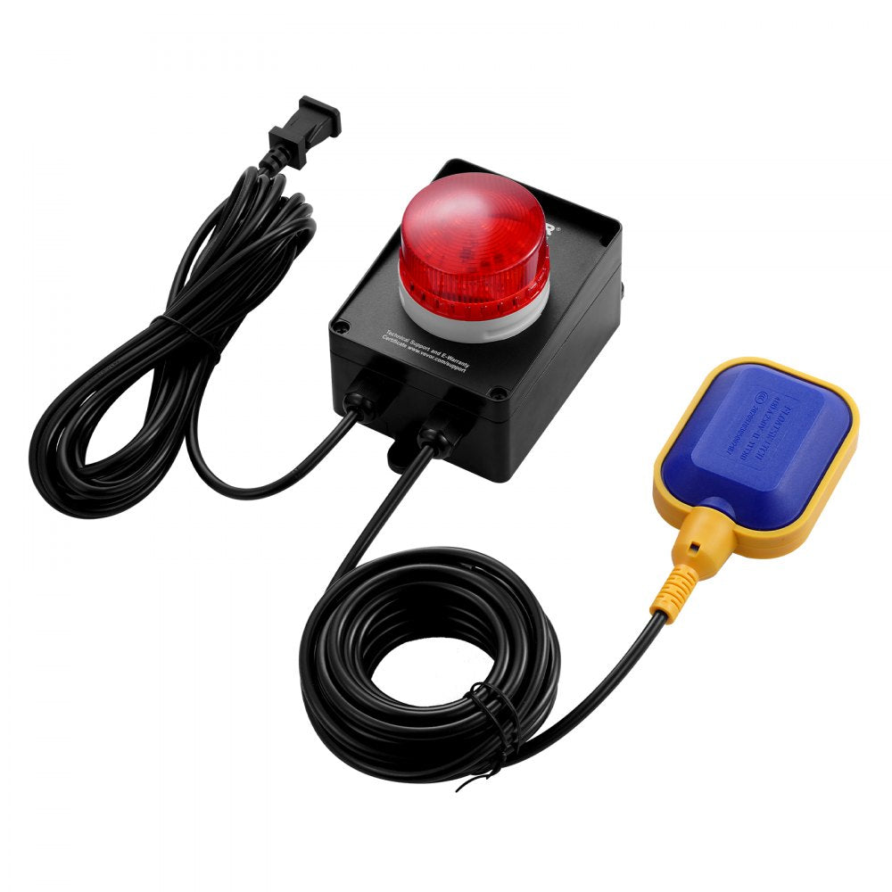 SS-SWA01 - Waterproof Sewage Pump Alarm with Adjustable Float Sensor