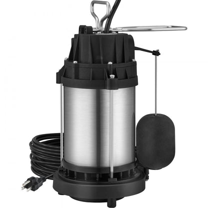 LSC-371PS - Heavy-Duty 1/2 HP Submersible Sump Pump, 4320GPH Flow Rate