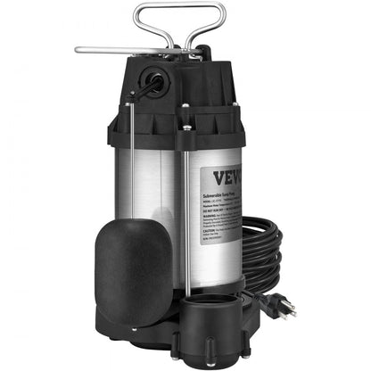 LSC-371PS - Heavy-Duty 1/2 HP Submersible Sump Pump, 4320GPH Flow Rate