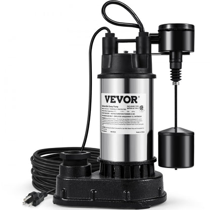SP07502VD - Durable 1.5 HP Automatic Submersible Sump Pump for Drainage