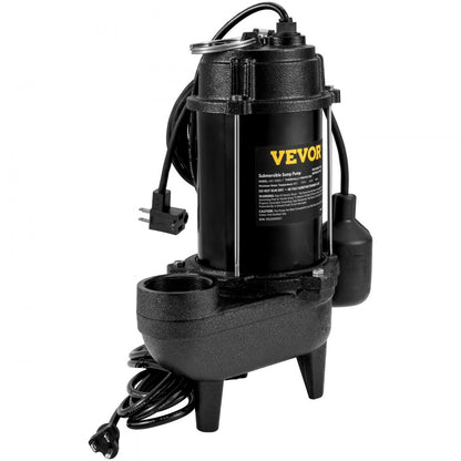 USC56WE - 3/4 HP VEVOR Sewage Pump 5880GPH, Automatic & Durable