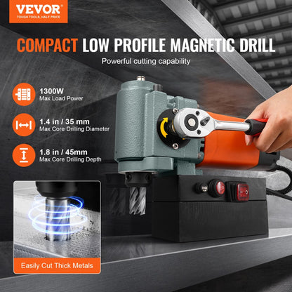 8840E - Lightweight Magnetic Drill 1.4in Diameter for Tight Spaces