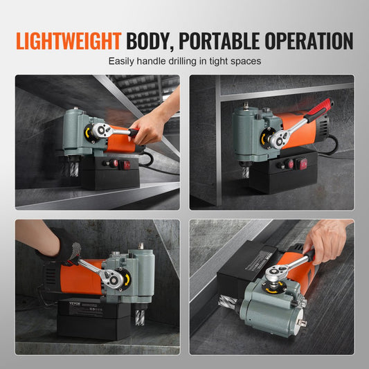 8840E - Lightweight Magnetic Drill 1.4in Diameter for Tight Spaces