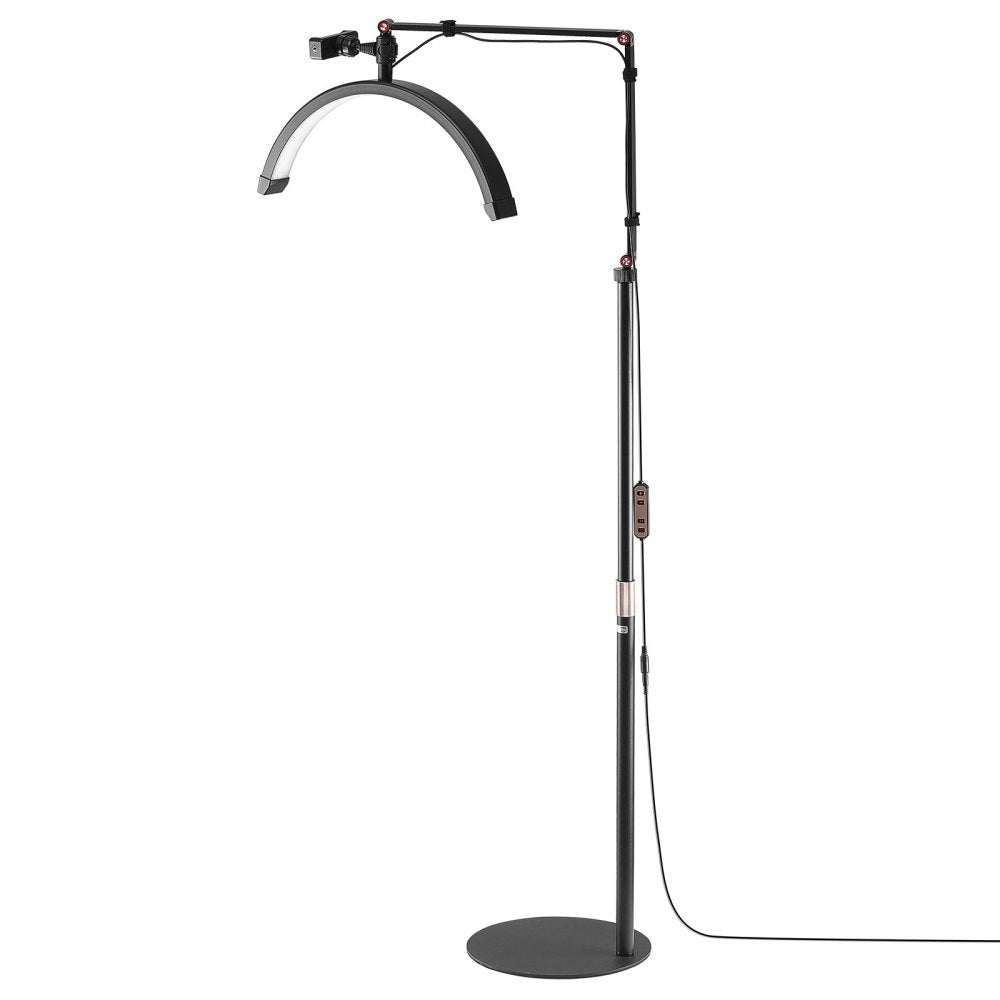 HD-M2X - Versatile Half Moon Lamp, 360° Adjustable, Dual Use Floor & Desk